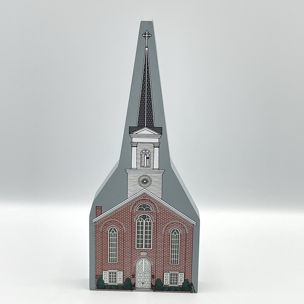 Vintage 1997 The Cats Meow New Goshenhoppen Church Eastโ Greenville PA Wood